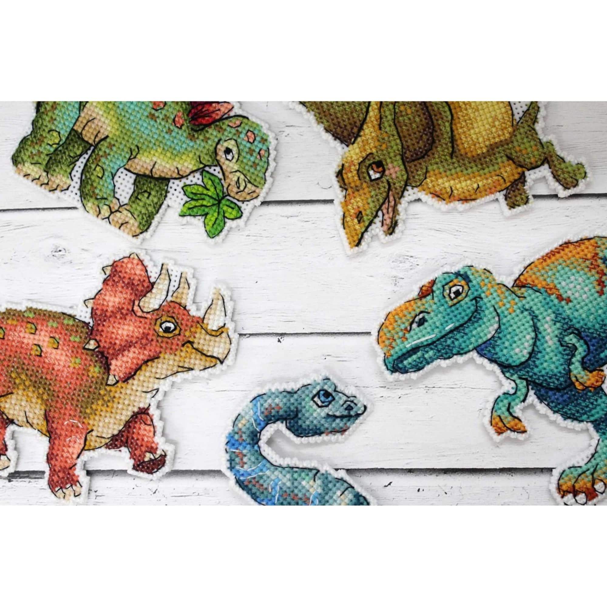 MP Studia Triceratops Cross Stitch Kit